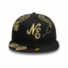 Gorra 59Fifty New Era Year Of the Snake Black