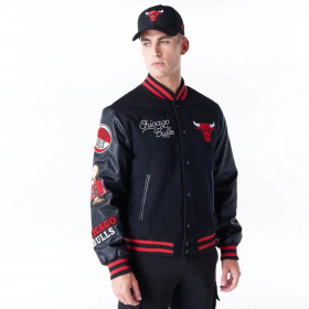 Chaquetas Chicago Bulls NBA Wordmark Black