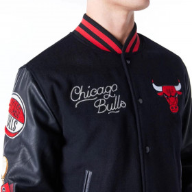 Chaquetas Chicago Bulls NBA Wordmark Black