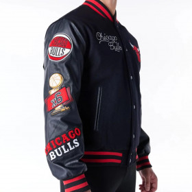 Chaquetas Chicago Bulls NBA Wordmark Black