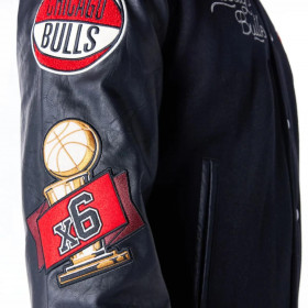 Chaquetas Chicago Bulls NBA Wordmark Black