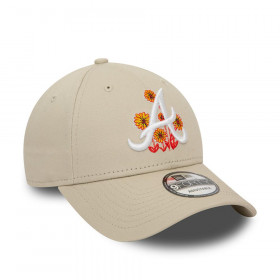 Gorra Atlanta Braves MLB 9Forty Flower Graphic Light Beige New Era