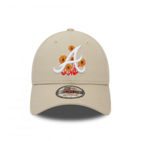 Gorra Atlanta Braves MLB 9Forty Flower Graphic Light Beige New Era